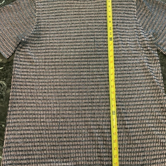 ZARA Knit tunic Metallic knit Dress- Size Large - Picture 7 of 9